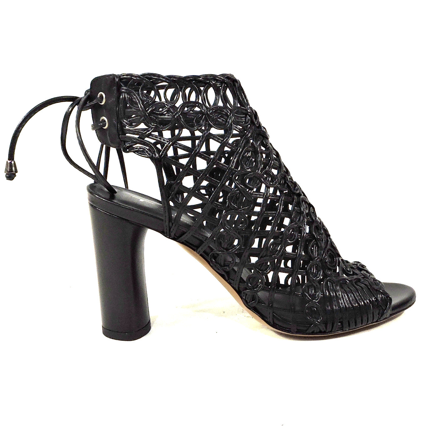 TIFFI 🇮🇹 WOMEN'S BLACK LEATHER FASHION SANDALS