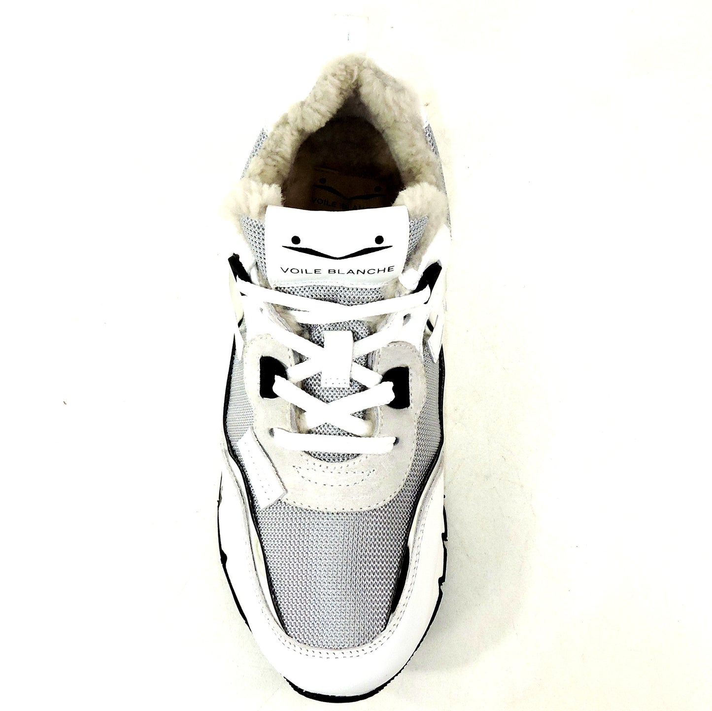 VOILE BLANCHE ๐ฎ๐น WOMEN'S WHITE LEATHER COMFORT FASHION SNEAKERS BOUTIQUE