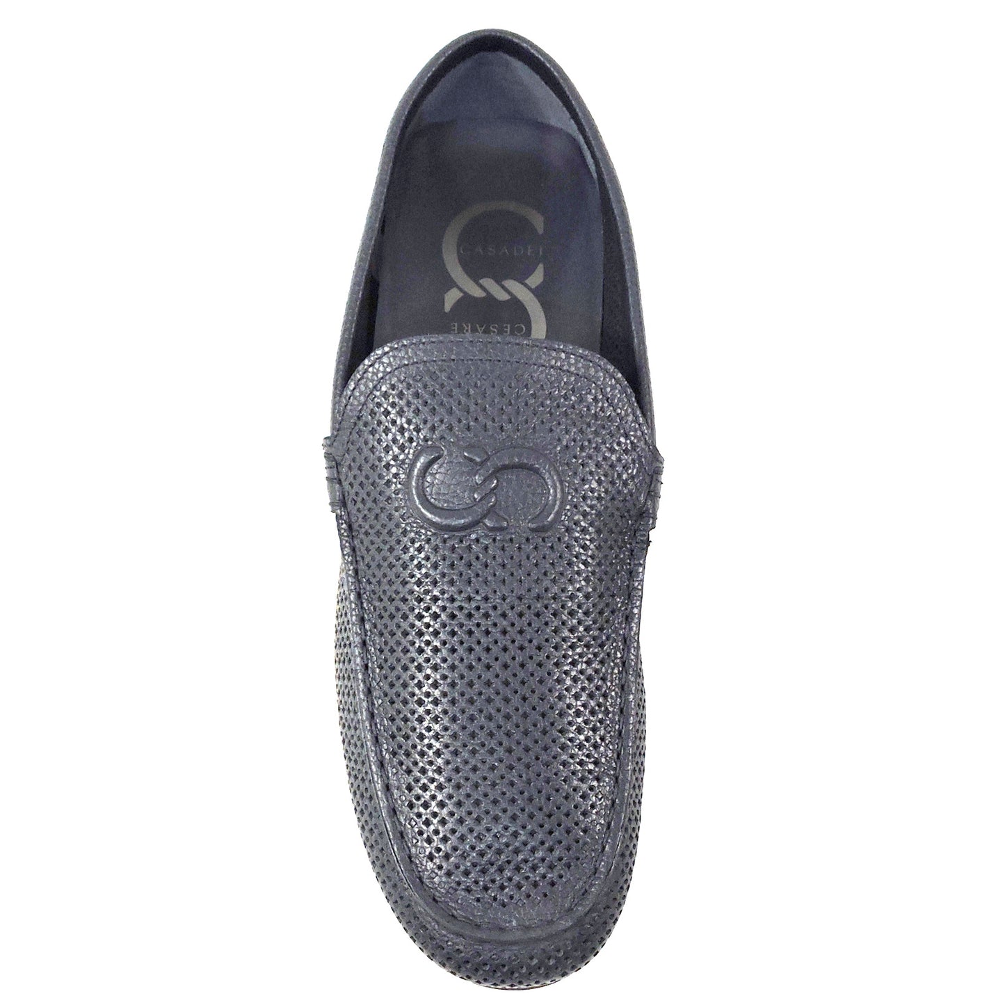 CASADEI 🇮🇹 MEN'S BLUE SOFT LEATHER COMFORT SUMMER LOAFERS