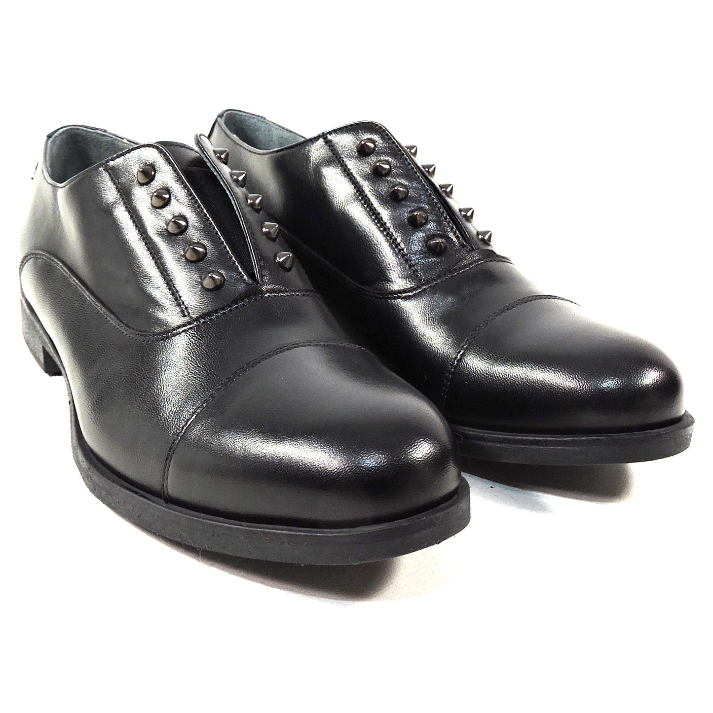 LUIGI TRAINI 🇮🇹 WOMEN'S BLACK SOFT LEATHER FASHION LOAFERS