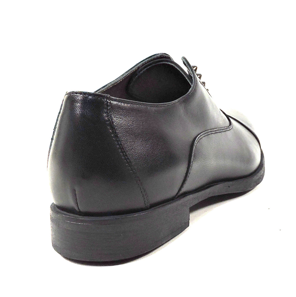 LUIGI TRAINI 🇮🇹 WOMEN'S BLACK SOFT LEATHER FASHION LOAFERS