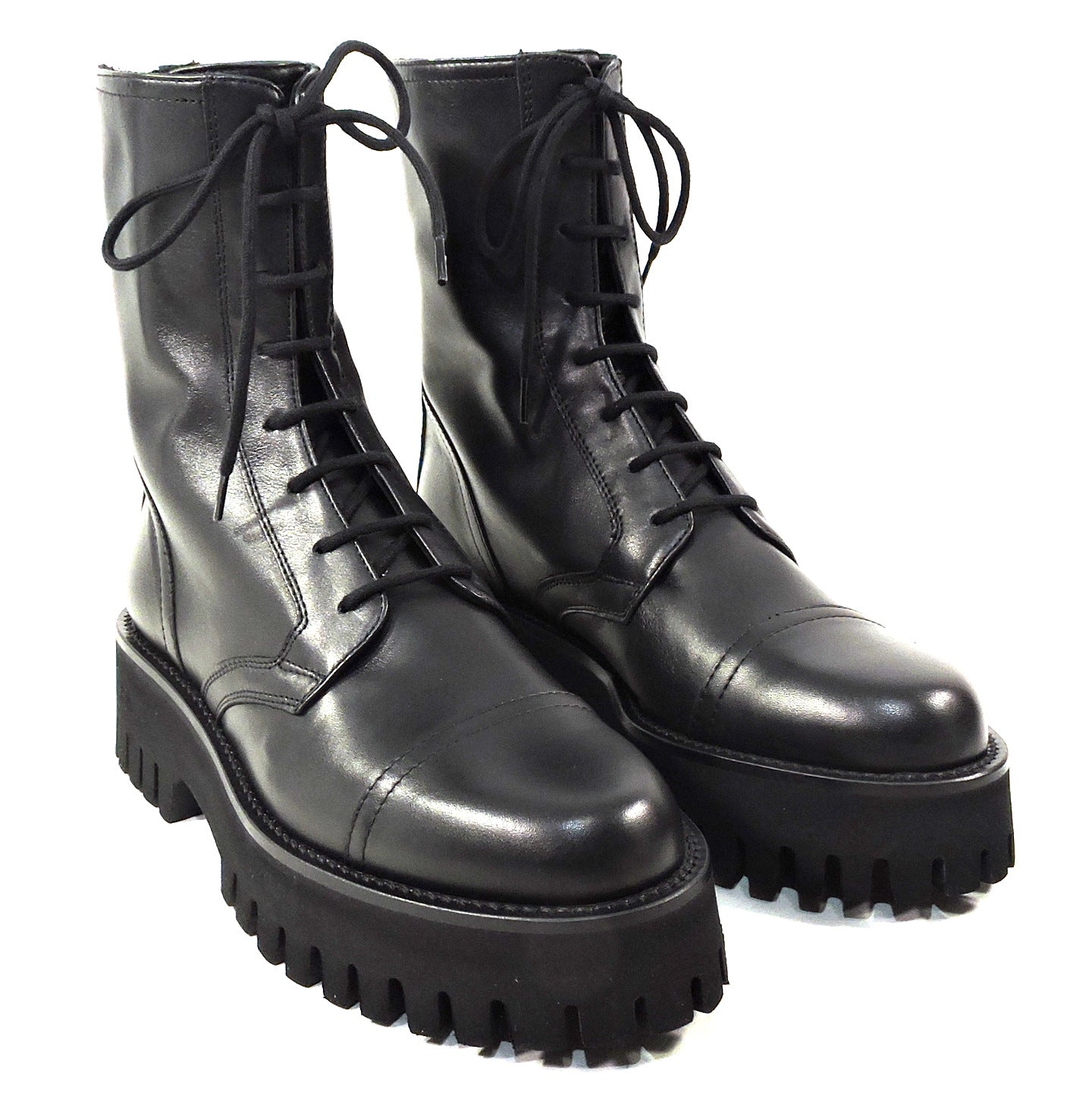 CASADEI 🇮🇹 WOMEN'S BLACK SOFT LEATHER WINTER FASHION ANKLE BOOTIE