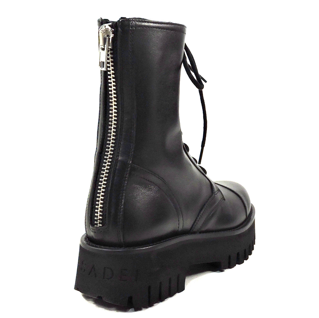 CASADEI 🇮🇹 WOMEN'S BLACK SOFT LEATHER WINTER FASHION ANKLE BOOTIE