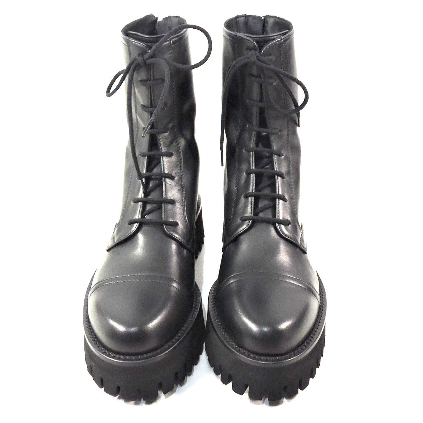 CASADEI 🇮🇹 WOMEN'S BLACK SOFT LEATHER WINTER FASHION ANKLE BOOTIE