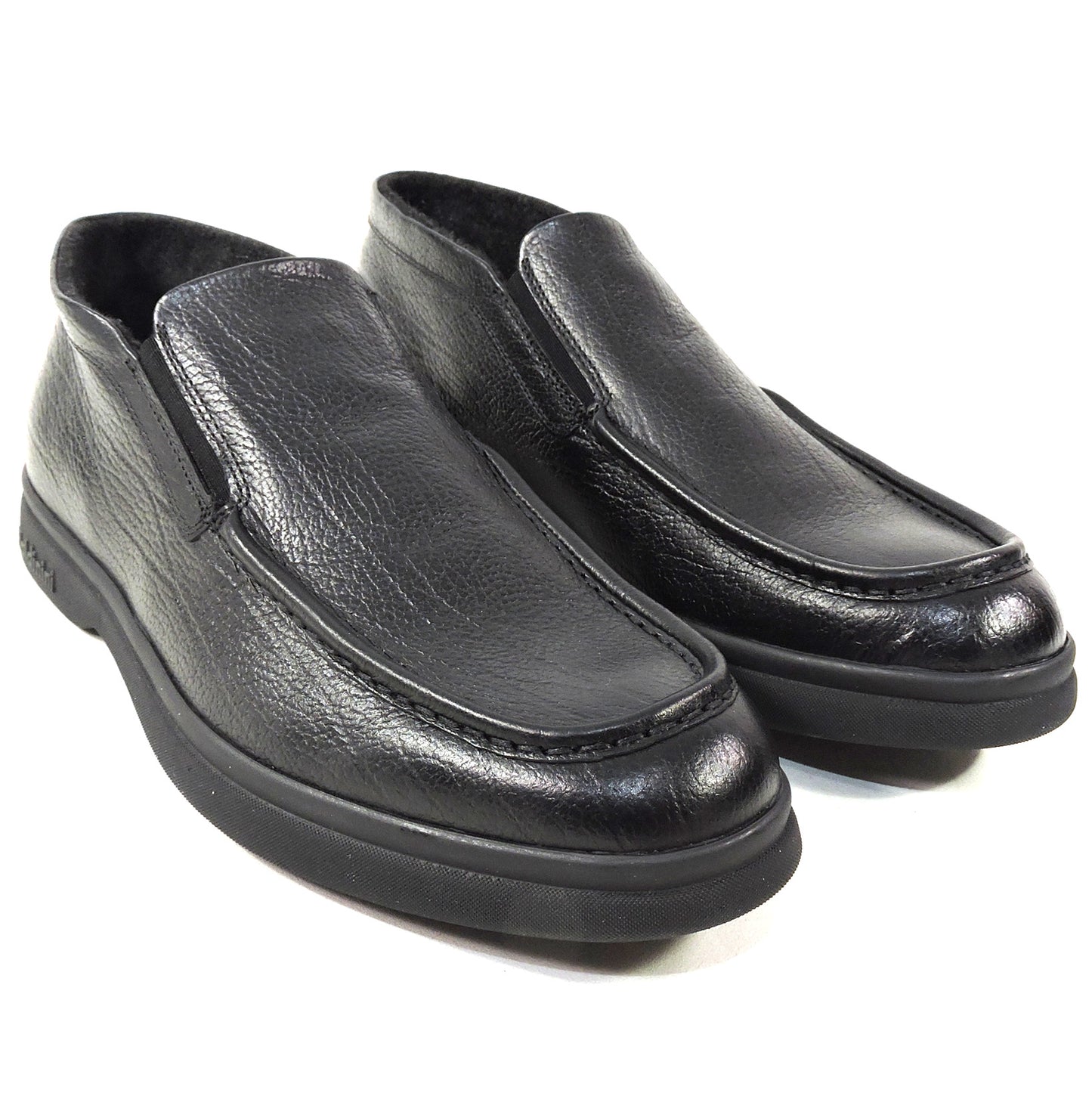 BALDININI 🇮🇹 MEN'S BLACK SOFT LEAHER WINTER LOAFERS