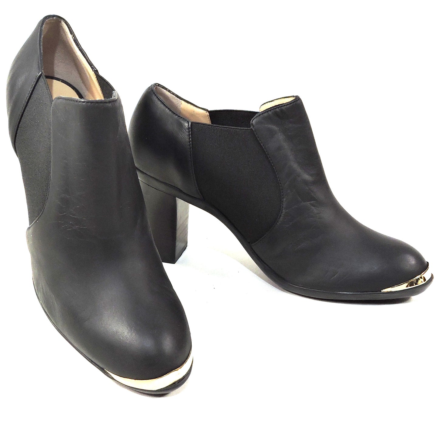 BALDININI 🇮🇹 WOMEN'S BLACK SOFT LEATHER COMFORT BOOTIE