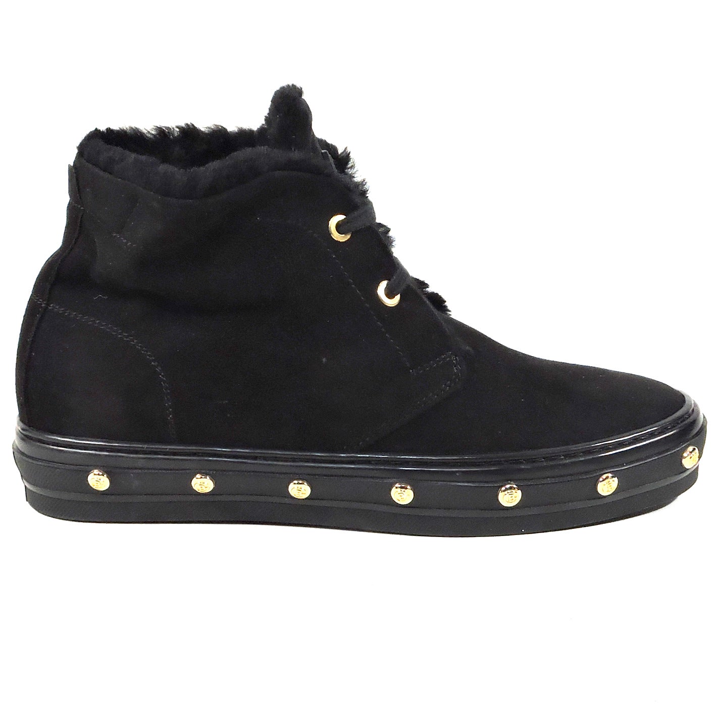 BALDININI ๐ฎ๐น WOMEN'S BLACK SUEDE WINTER BOOTIE