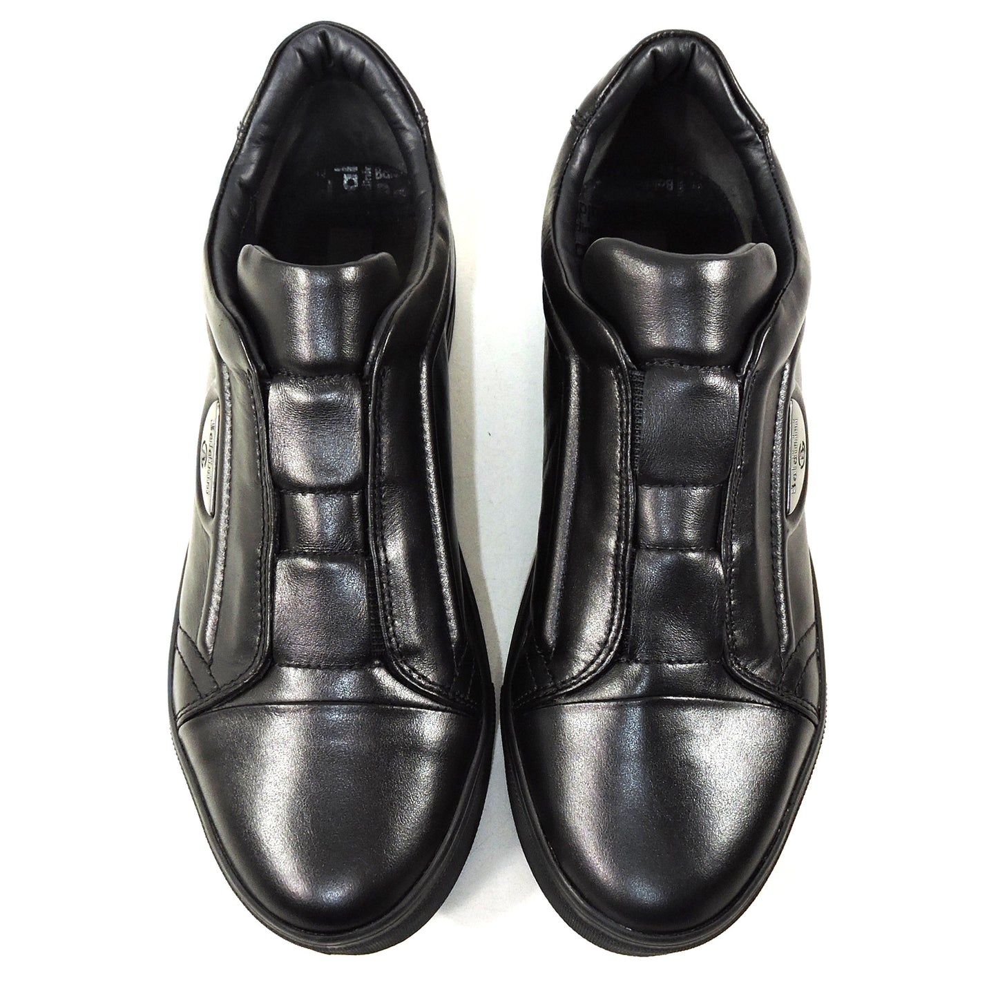 BALDININI ๐ฎ๐น MEN'S BLACK SOFT LEATHER FASHION SNEAKERS