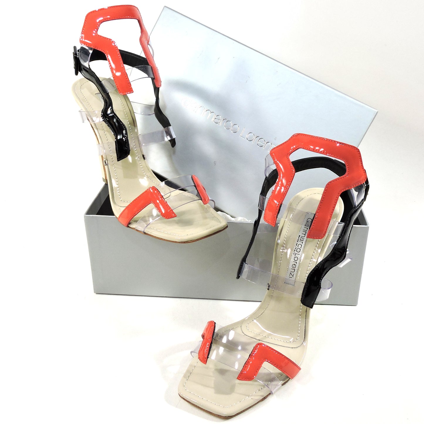 GIANMARCO LORENZI ๐ฎ๐น WOMEN'S MULTICOLOR LEATHER FASHION SANDALS