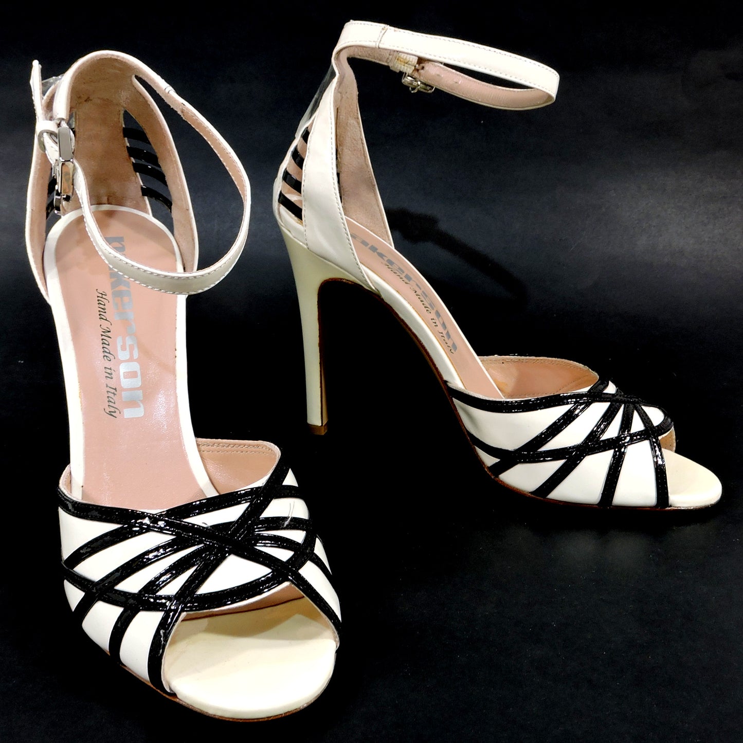 PAKERSON ๐ฎ๐น WOMEN'S OFF WHITE LEATHER COMFORT FASHION SANDALS
