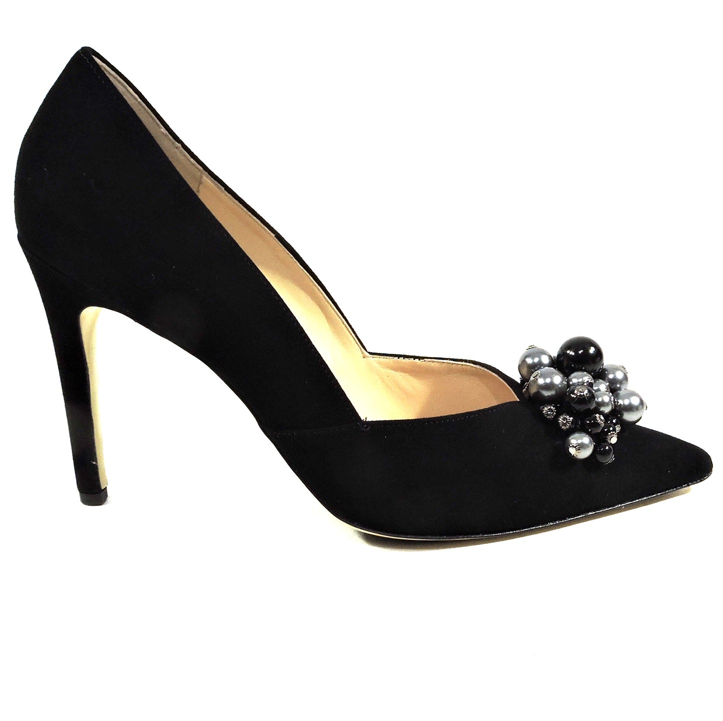 HOGL ⚜ WOMEN'S BLACK SUEDE COMFORT FASHION PUMPS BOUTIQUE
