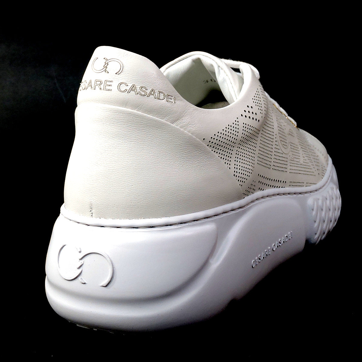 CASADEI 🇮🇹 WOMEN'S OFF WHITE LEATHER COMFORT FASHION SNEAKERS