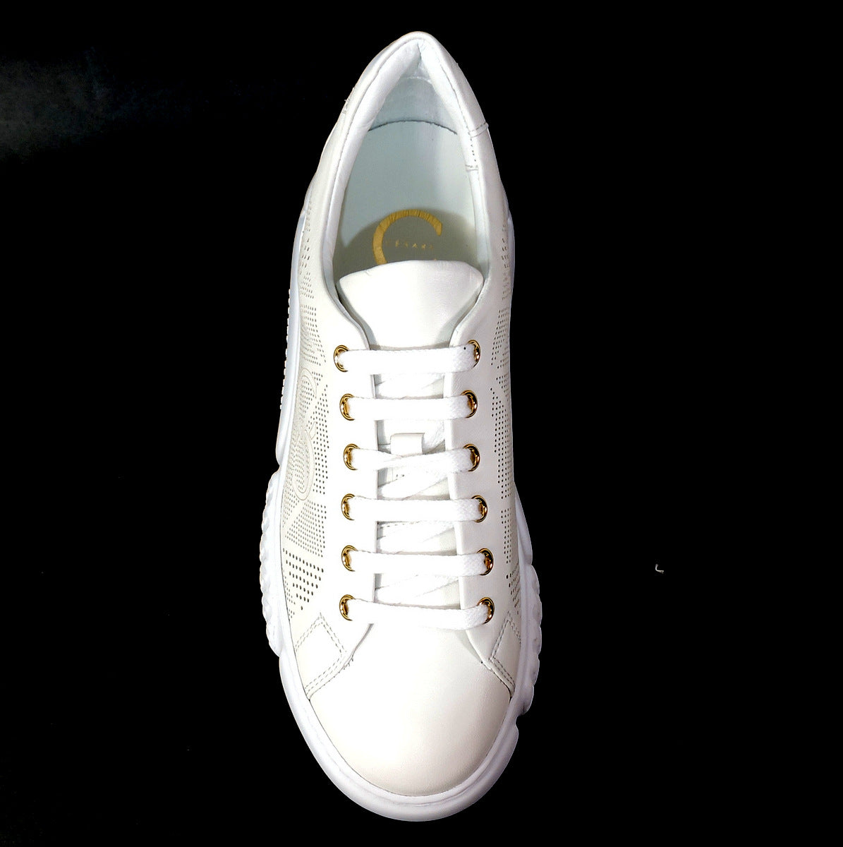 CASADEI 🇮🇹 WOMEN'S OFF WHITE LEATHER COMFORT FASHION SNEAKERS