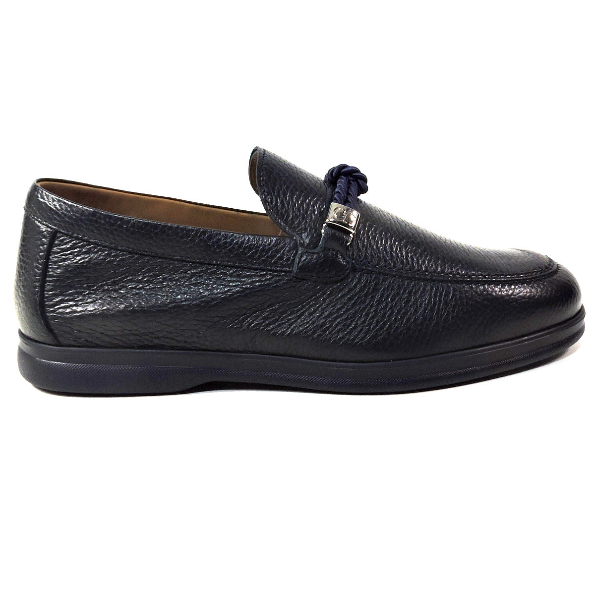 CASADEI 🇮🇹 MEN'S BLACK SOFT LEATHER COMFORT LOAFERS