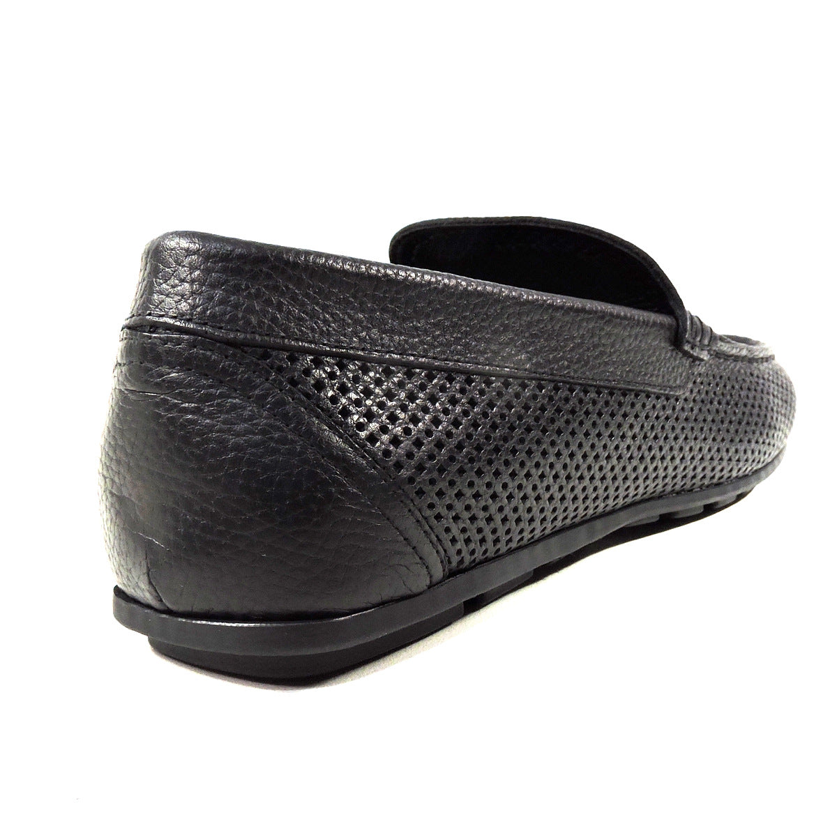 CASADEI š®š¹ MEN'S BLACK SOFT LEATHER COMFORT SUMMER LOAFERS