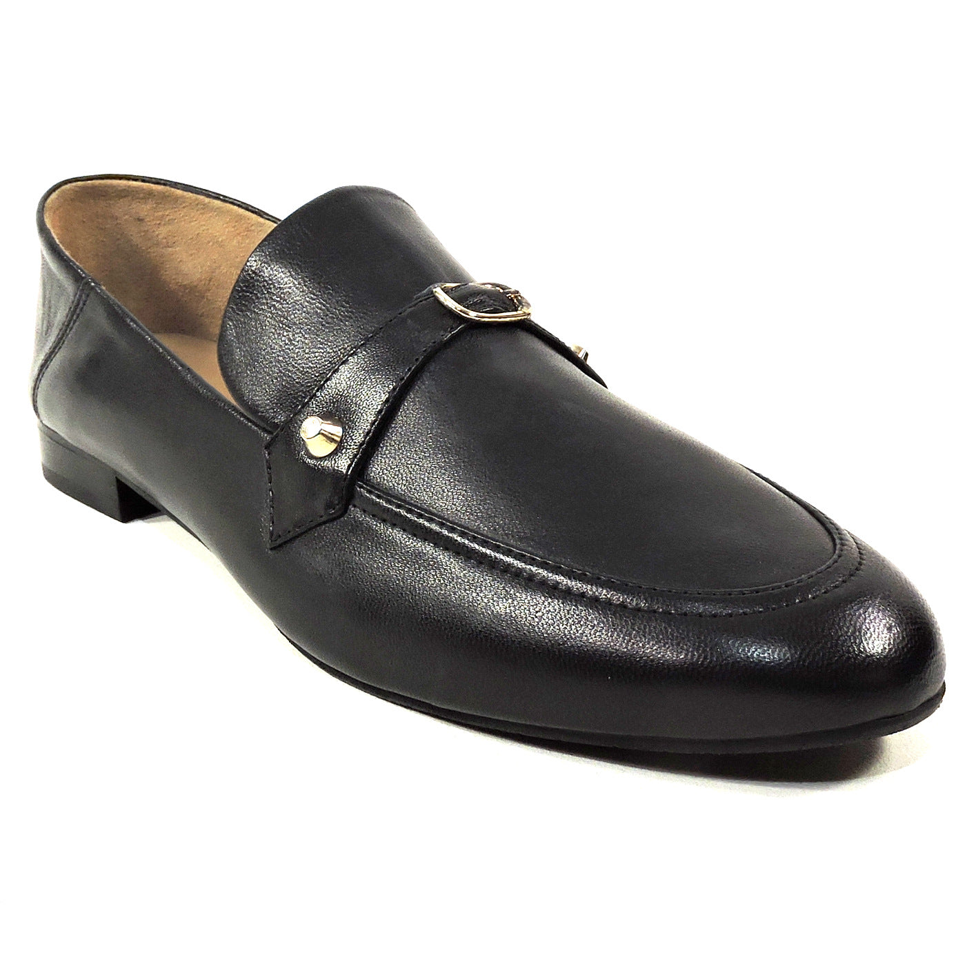 PAOLA FABIANI 🇮🇹 WOMEN'S BLACK SOFT LEATHER COMFORT LOAFERS