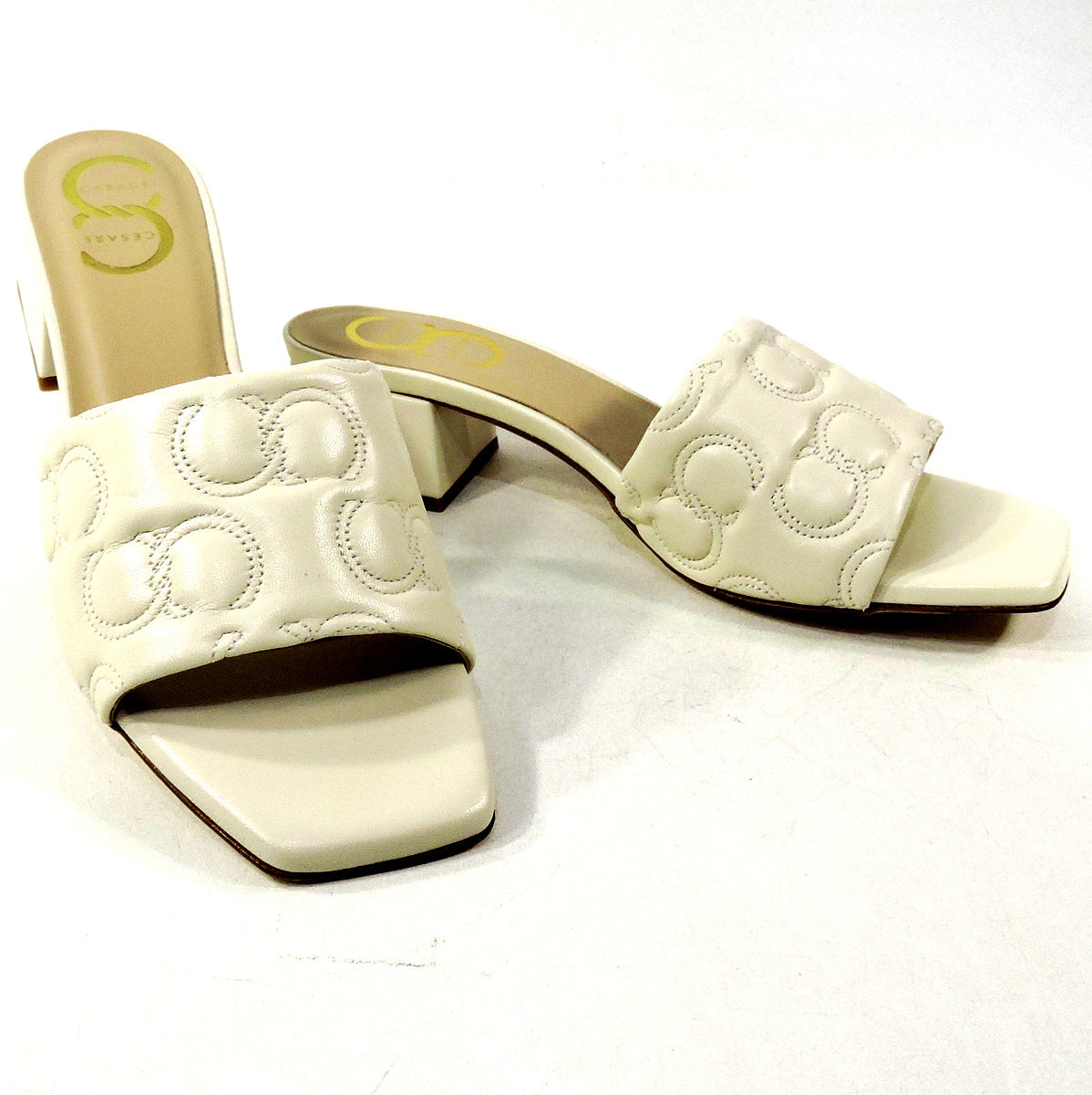 CASADEI 🇮🇹 WOMEN'S BEIGE SOFT LEATHER COMFORT MULES