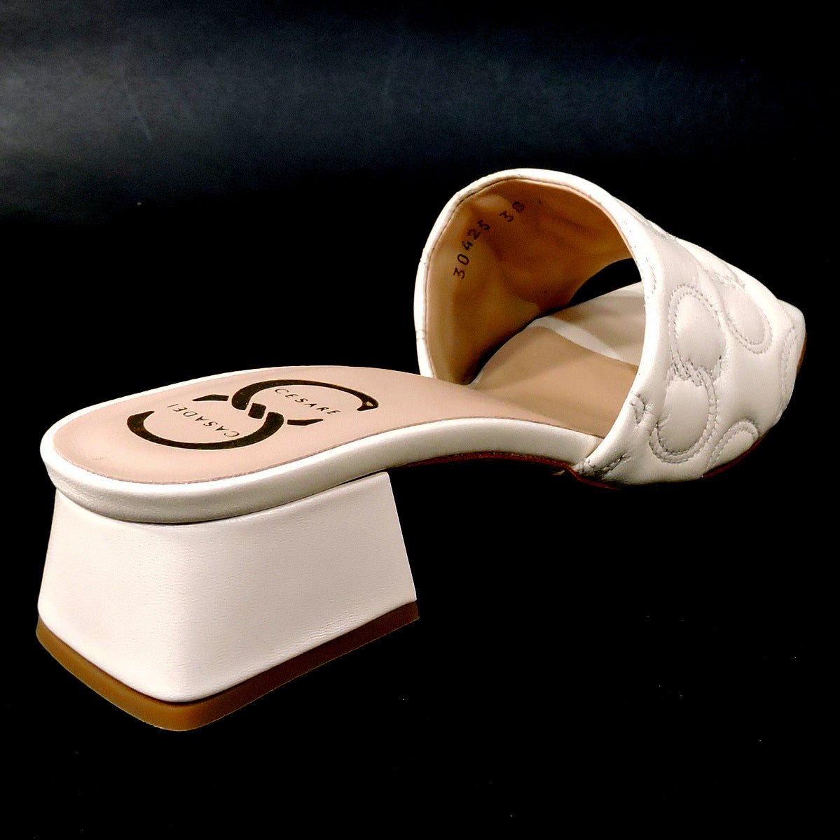 CASADEI 🇮🇹 WOMEN'S BEIGE SOFT LEATHER COMFORT MULES
