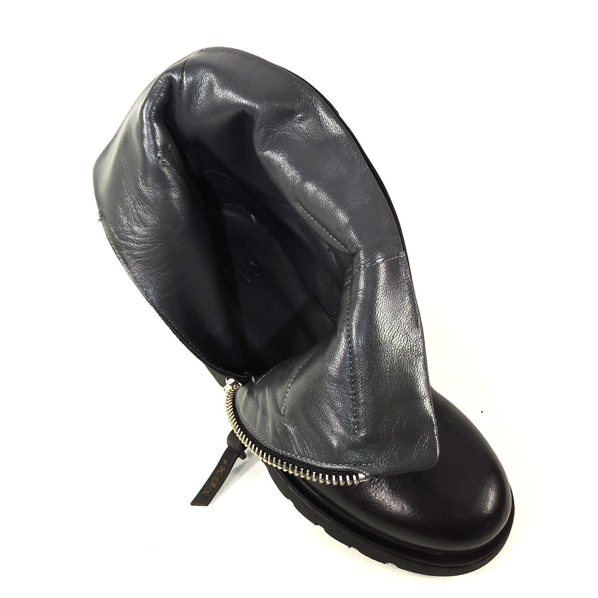 IXOS 🇮🇹 WOMEN'S BLACK SOFT LEATHER WINTER FASHION ANKLE BOOTIE