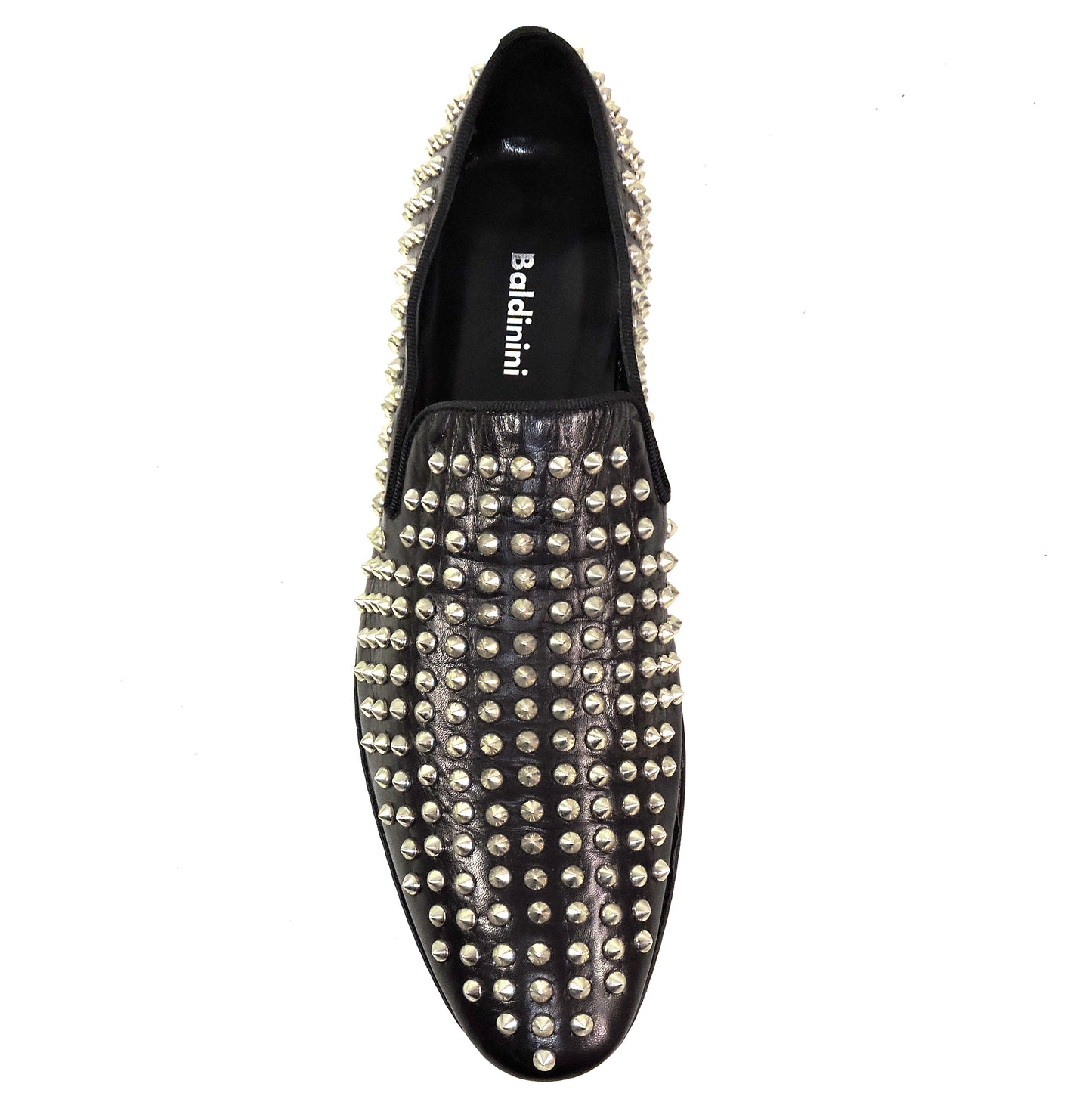 BALDININI 🇮🇹 MEN'S BLACK LEATHER COMFORT FASHION LOAFERS