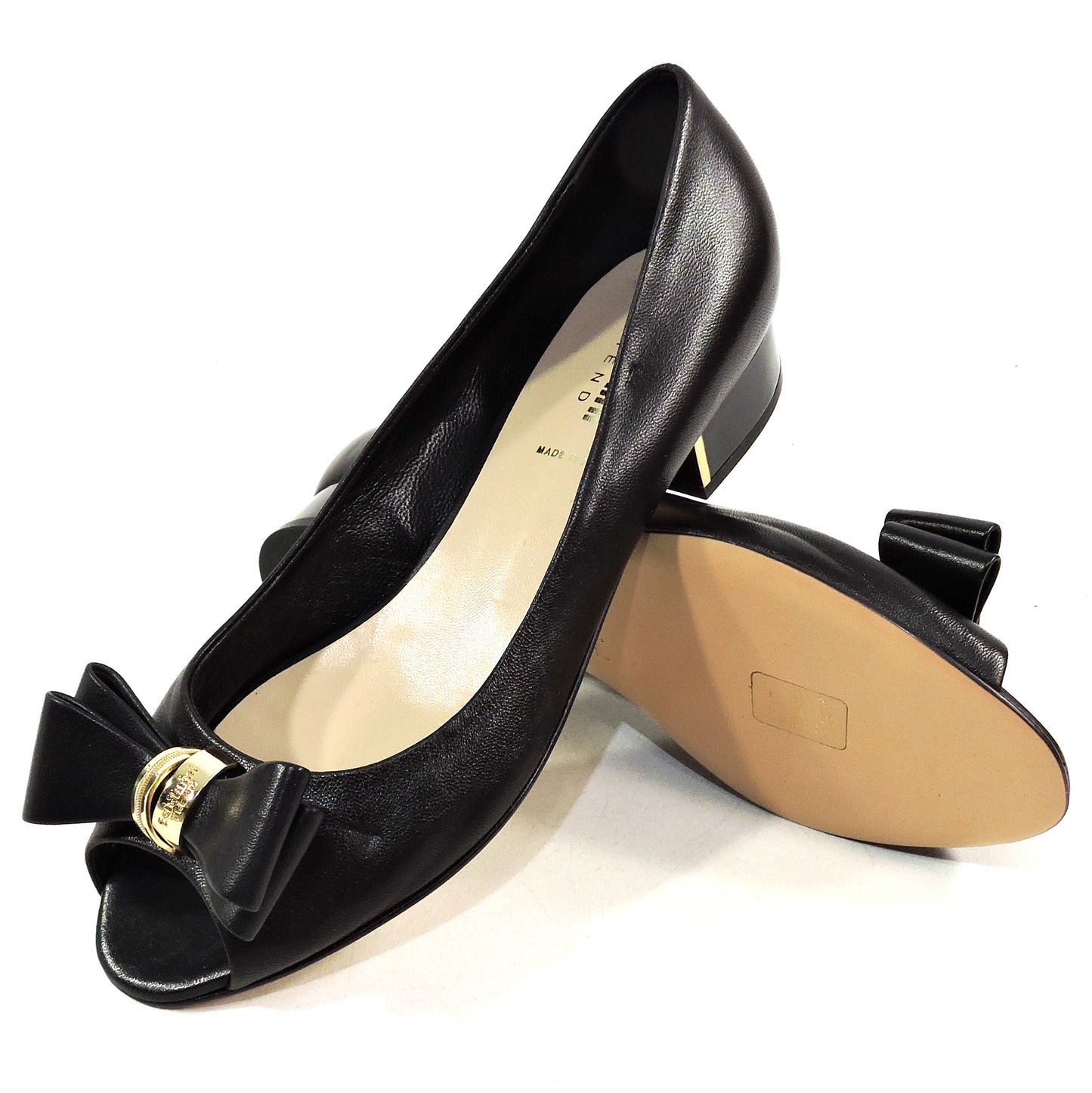 BALDININI 🇮🇹 WOMEN'S BLACK SOFT LEATHER SUMMER COMFORT SANDALS