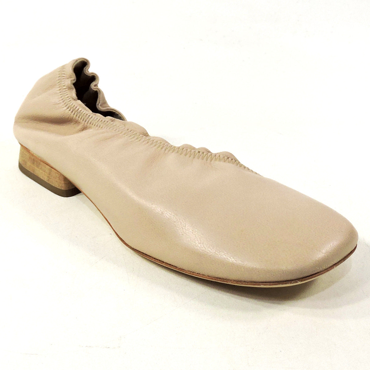 IXOS 🇮🇹 WOMEN'S BEIGE SOFT LEATHER COMFORT FASHION BALET LOAFERS