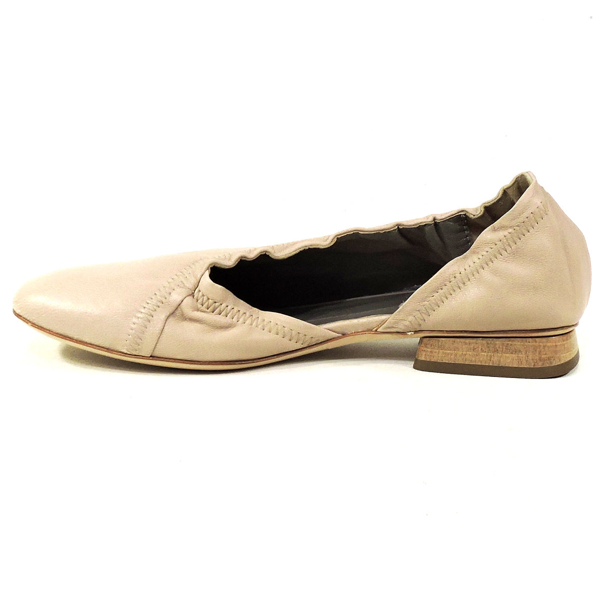 IXOS 🇮🇹 WOMEN'S BEIGE SOFT LEATHER COMFORT FASHION BALET LOAFERS