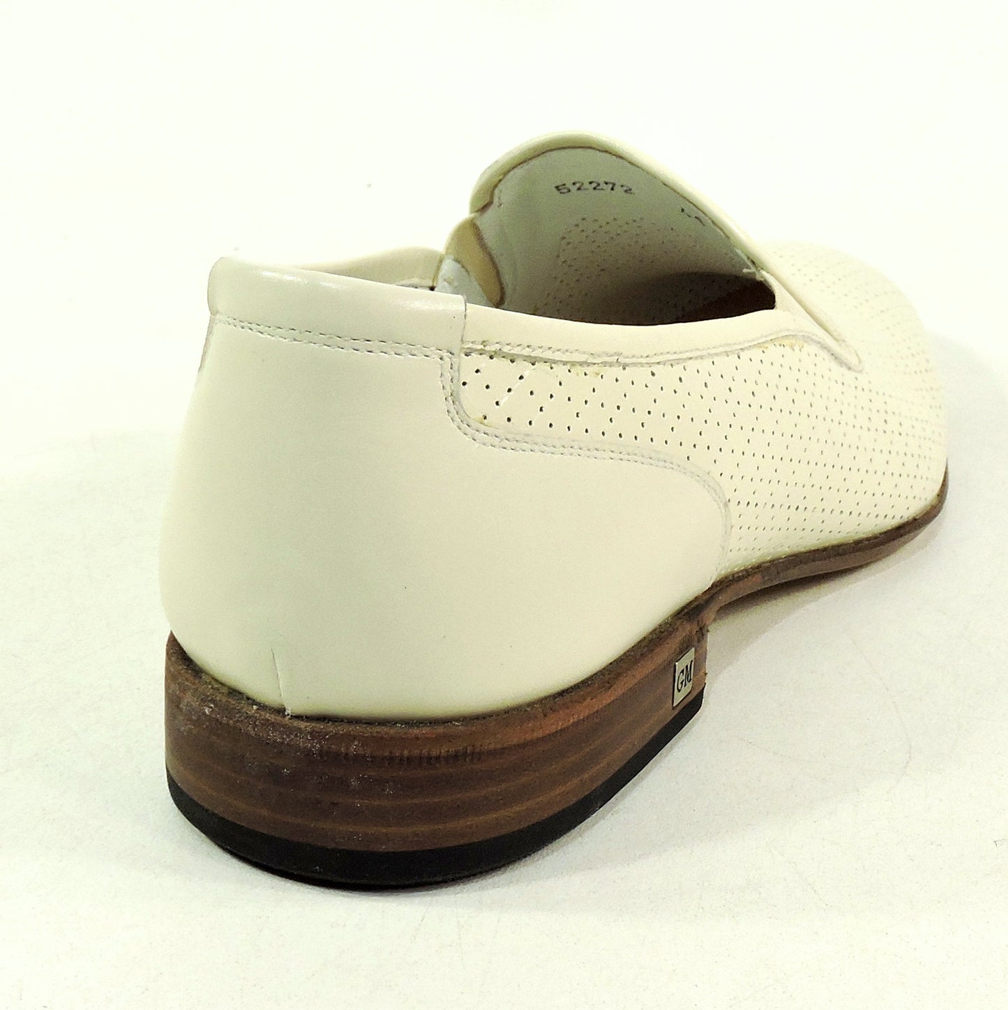 GOODMAN 🇮🇹 MEN'S OFF-WHITE SOFT LEATHER COMFORT SUMMER LOAFERS