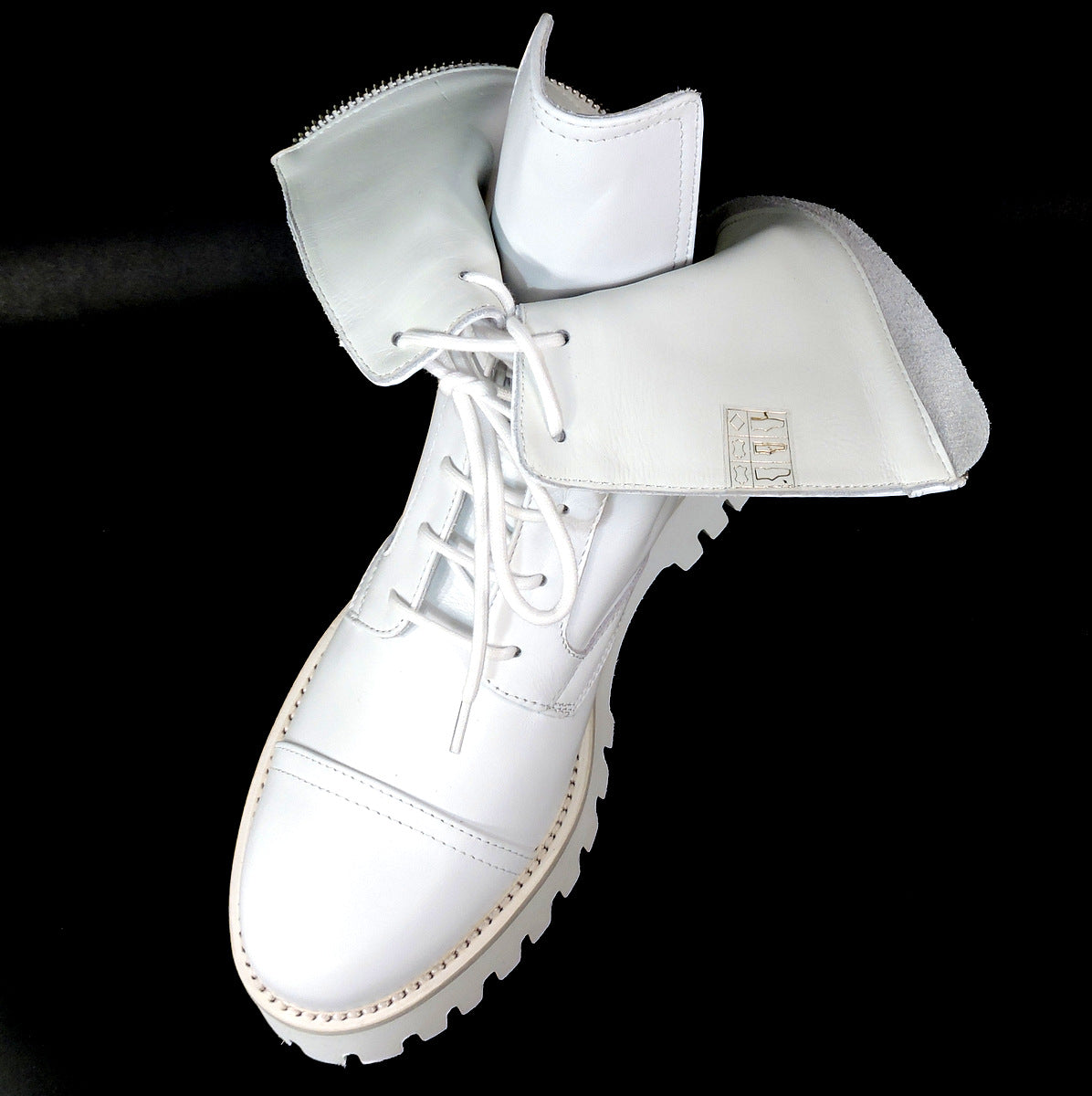 CASADEI š®š¹ WOMEN'S SOFT WHITE LEATHER COMFORT FASHION ANKLE BOOTIES BOUTIQUE