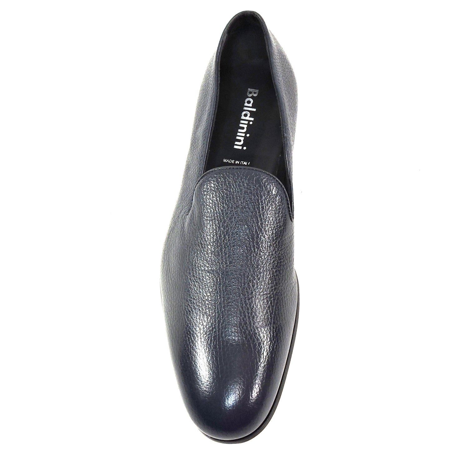 BALDININI 🇮🇹 MEN'S NAVY BLUE SOFT DEER LEATHER COMFORT LOAFERS