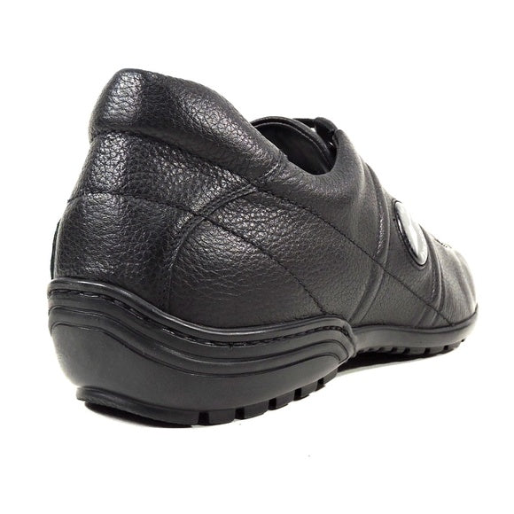GOODMAN 🇮🇹 MEN'S BLACK SOFT LEATHER COMFORT FASHION SNEAKERS