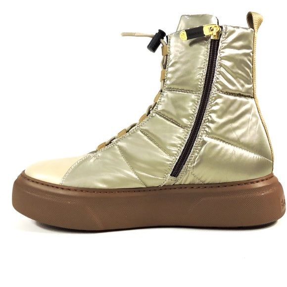 BALDININI 🇮🇹 WOMEN'S BEIGE WINTER COMFORT FLAT FASHION BOOTIE