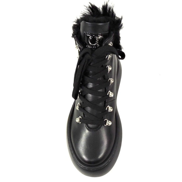 ๐ฎ๐น MADE IN ITALY Leather upper Lamb fur lining Lace up Rubber sole Hand made