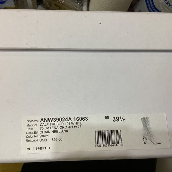 JW ANDERSON WOMEN’S WHITE SOFT LEATHER COMFORT FASHION BOOTIE