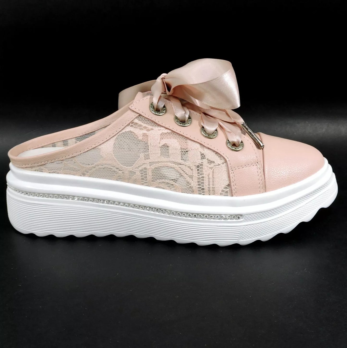 FRANCESCO V. 🇮🇹 WOMENS BEIGE LEATHER COMFORT SUMMER WEDGE MULES