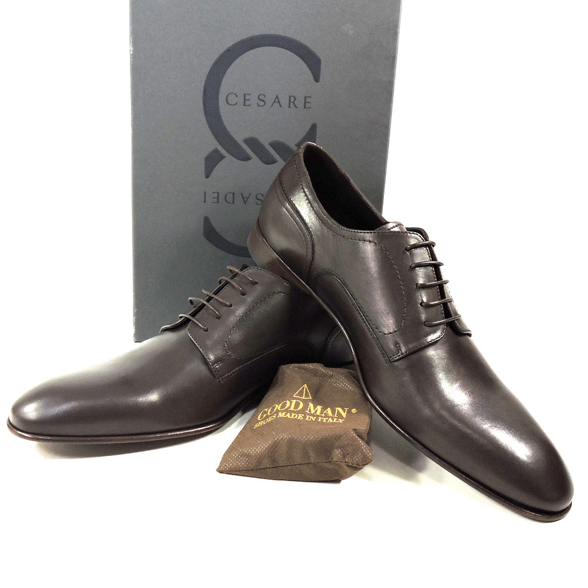 CASADEI 🇮🇹 MENS BROWN SOFT LEATHER COMFORT OXFORD SHOES