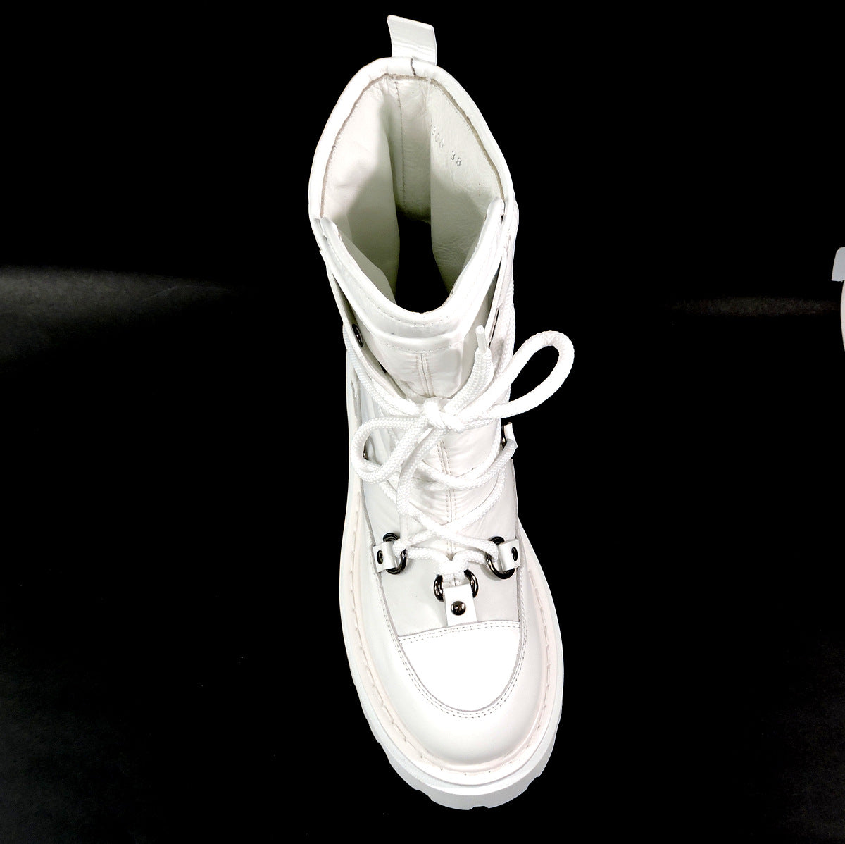 CASADEI 🇮🇹 WOMENS WHITE LEAHER WINTER ANKLE BOOTS