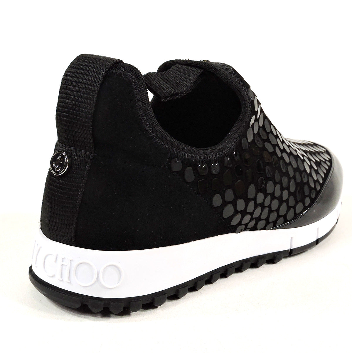 JIMMY CHOO 🇮🇹 WOMEN'S BLACK FASHION SNEAKERS