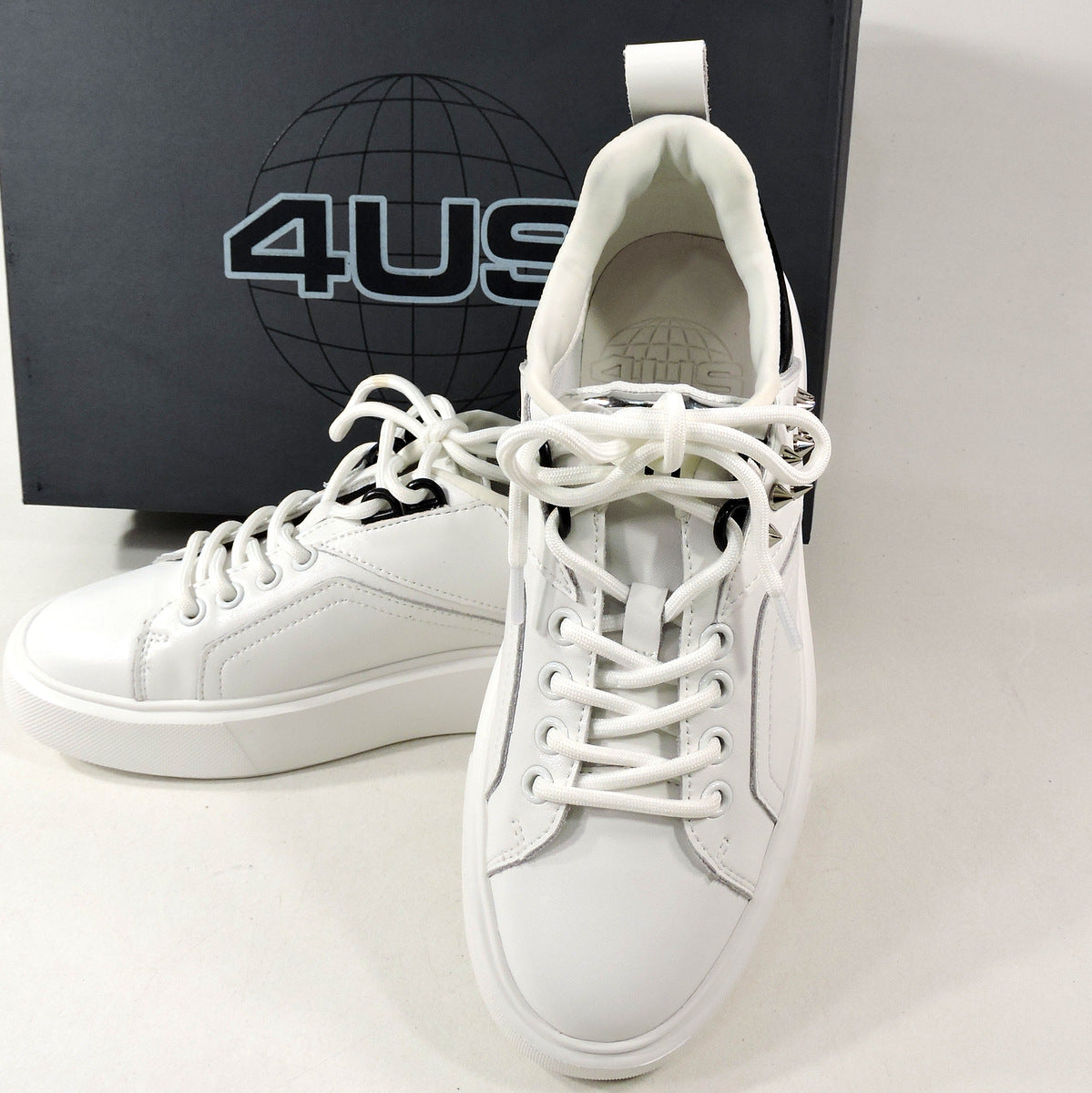 CESARE PACIOTTI 4 US š®š¹ WOMEN'S WHITE LEATHER COMFORT SNEAKERS BOUTIQUE