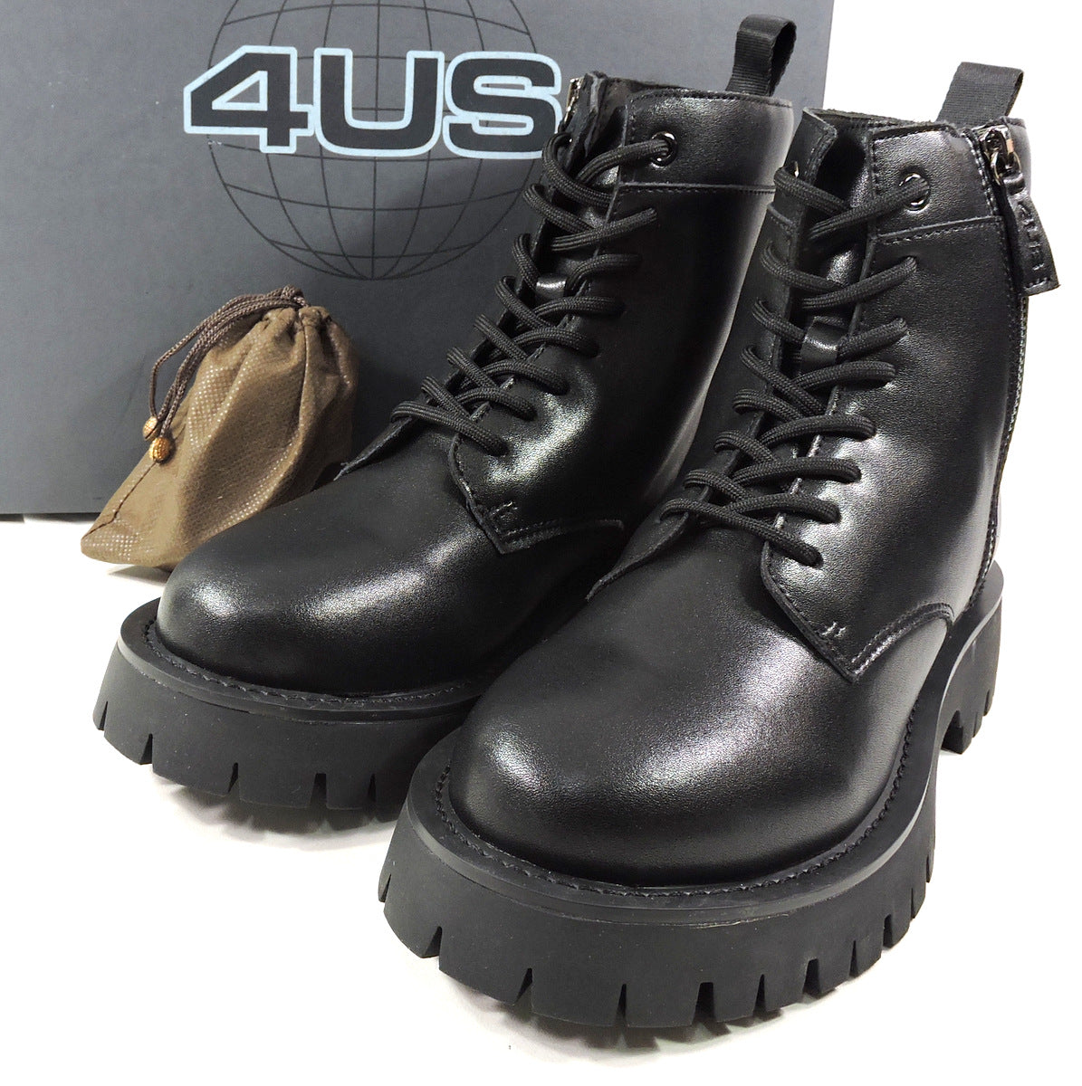 CESARE PACIOTTI 🇮🇹 MEN'S BLACK LEATHER WINTER ANKLE BOOTS