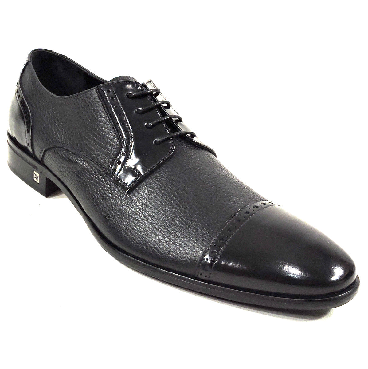 GOOD MAN🇮🇹 MEN'S COMFORT BLACK LEATHER OXFORD SHOES