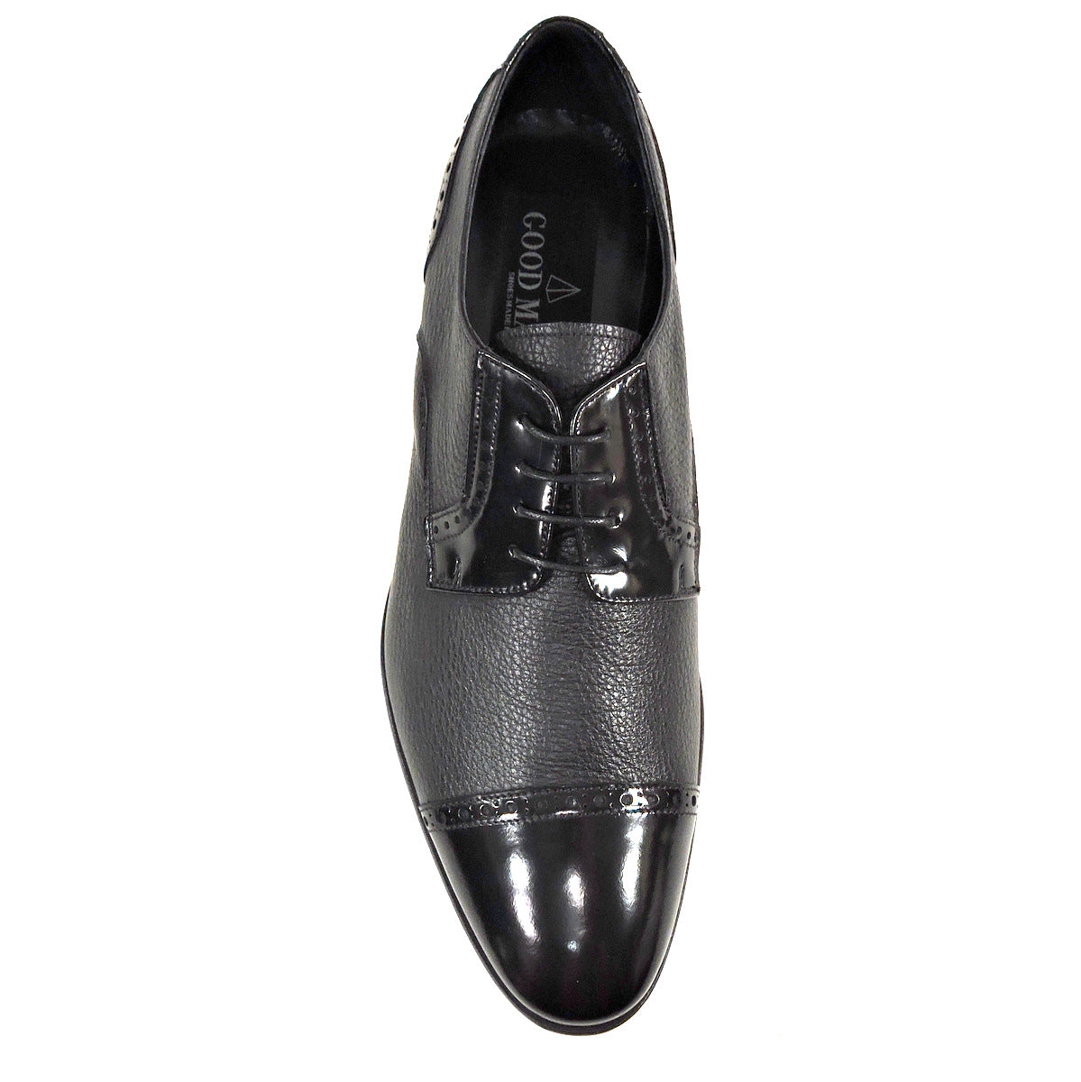 GOOD MAN🇮🇹 MEN'S COMFORT BLACK LEATHER OXFORD SHOES