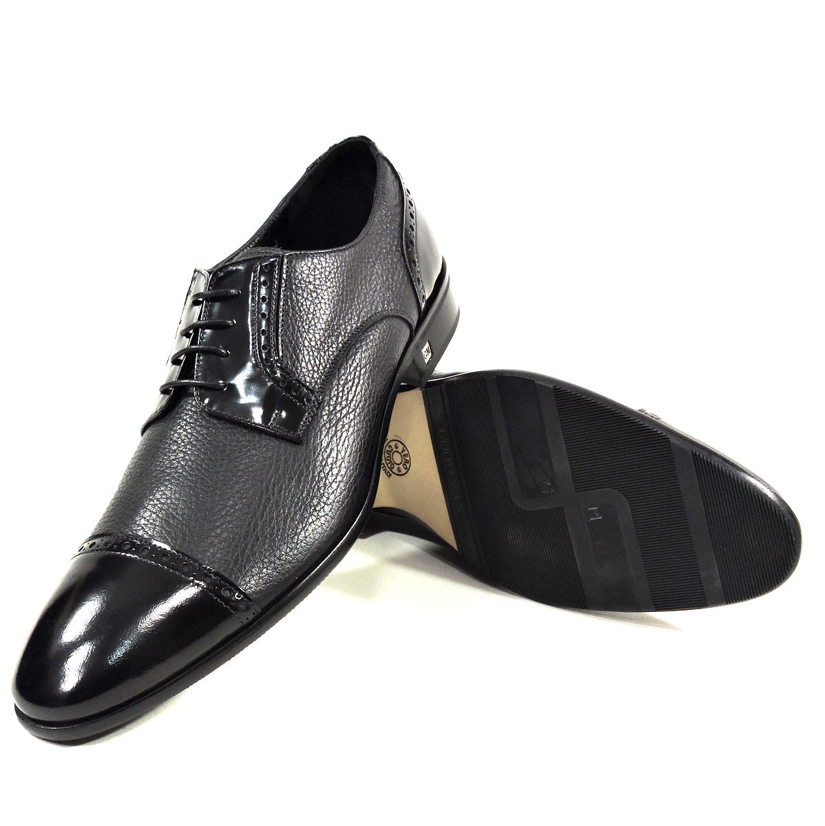 GOOD MAN🇮🇹 MEN'S COMFORT BLACK LEATHER OXFORD SHOES