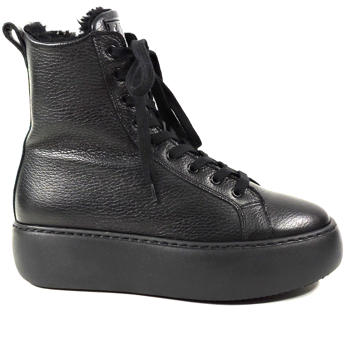 CASADEI 🇮🇹 WOMEN'S BLACK SOFT LEATHER WINTER FASHION BOOTIE