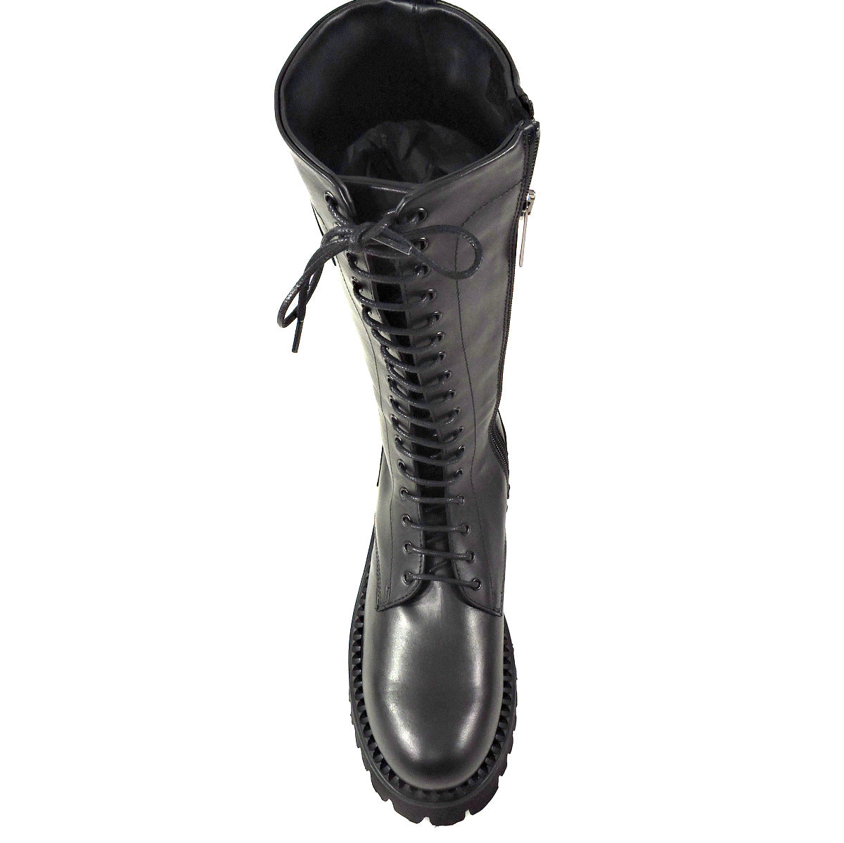 CASADEI 🇮🇹 WOMEN'S BLACK LEATHER FASHION BOOTS