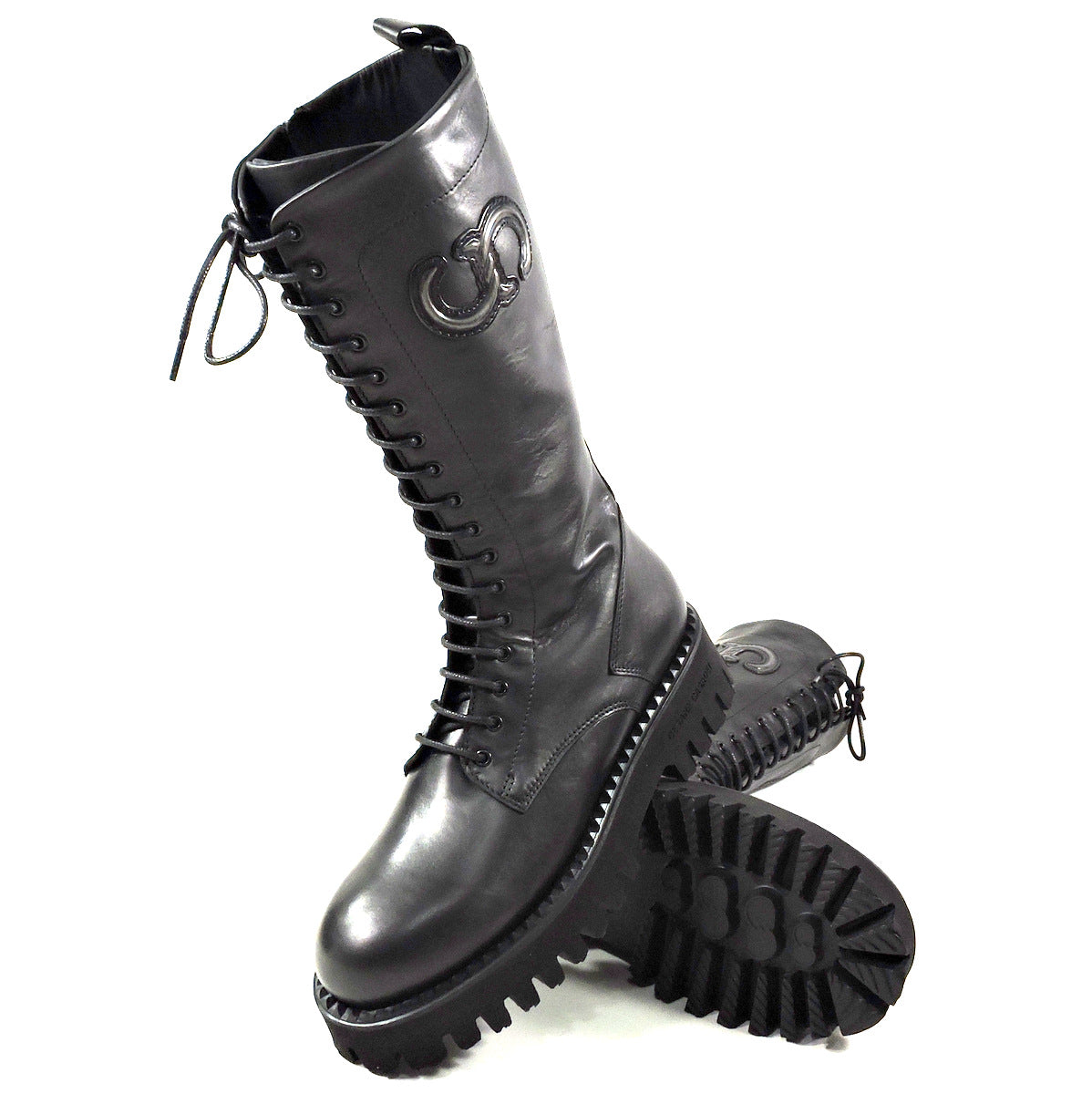 CASADEI 🇮🇹 WOMEN'S BLACK LEATHER FASHION BOOTS