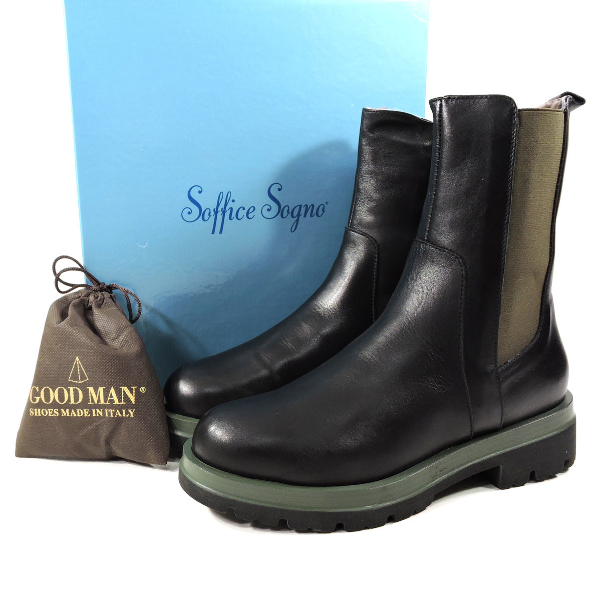 SOFFICE SOGNO 🇮🇹 WOMEN'S BLACK SOFT LEATHER WINTER BOOTS