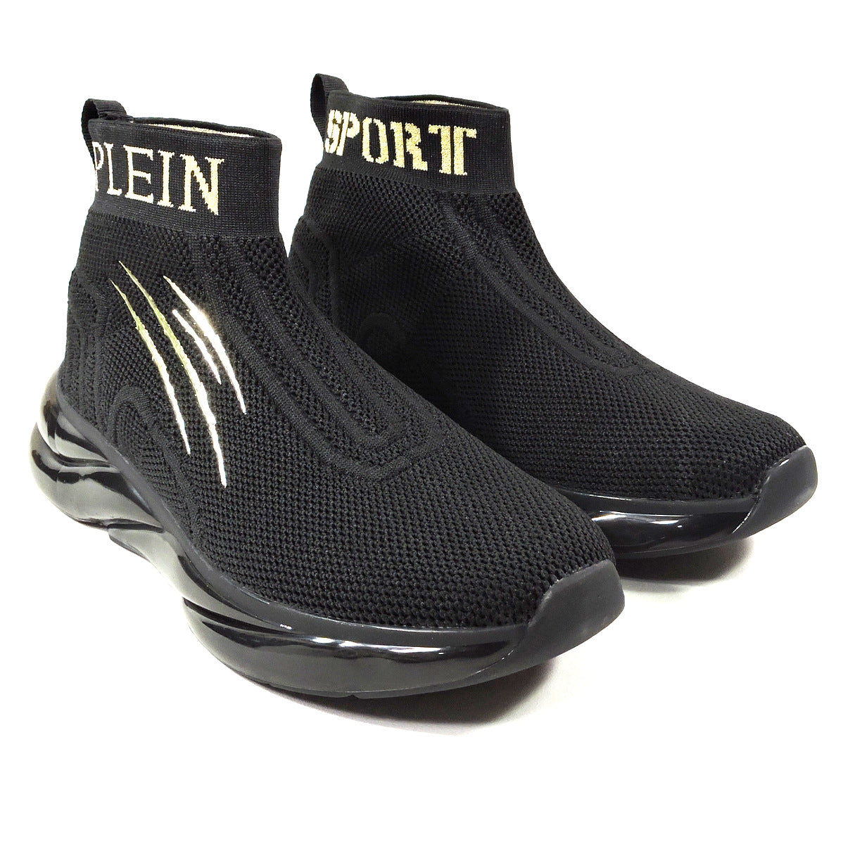 PLEIN SPORT ⚜WOMEN'S BLACK FASHION SNEAKERS