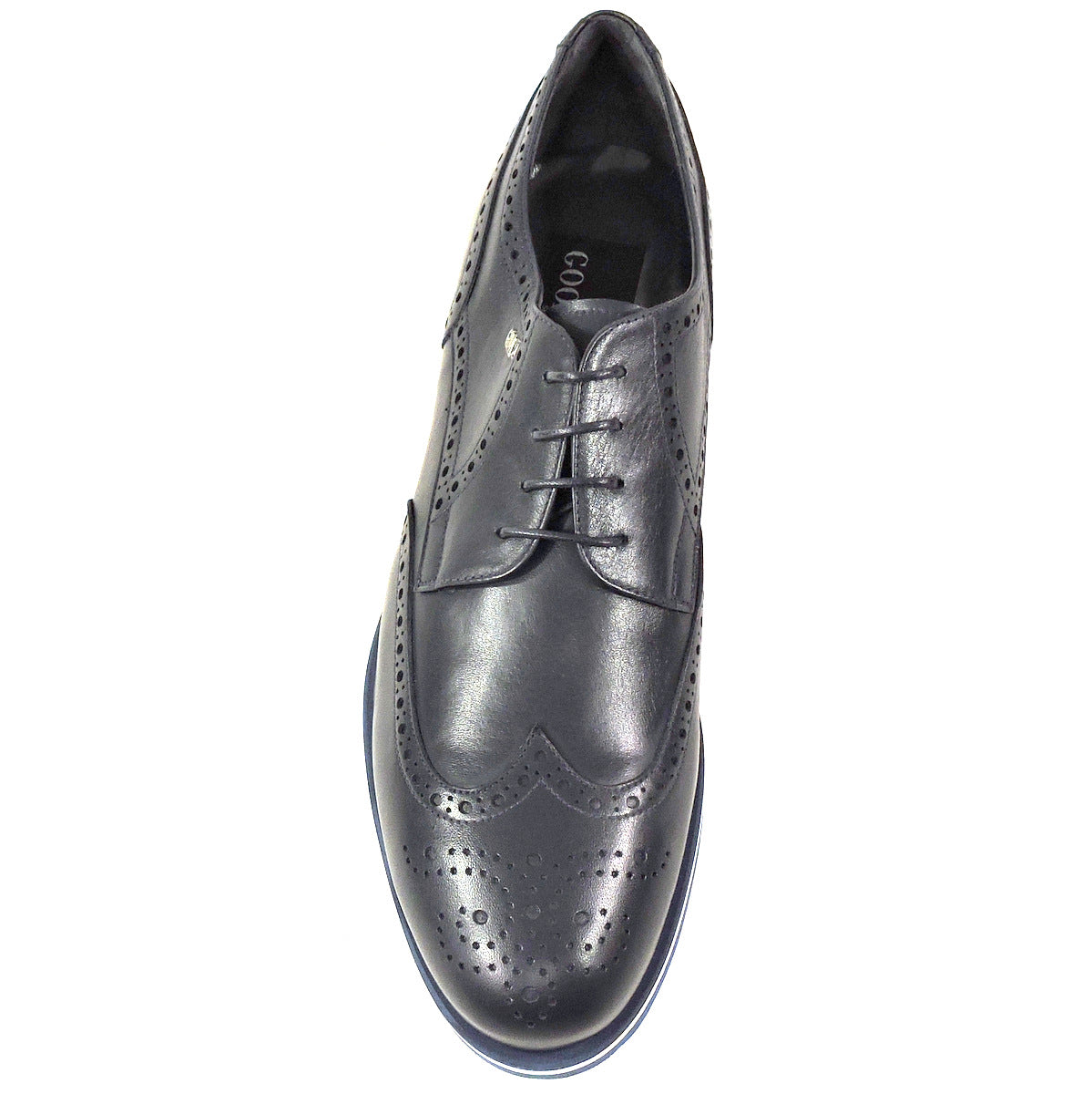 GOOD MAN š®š¹ MEN'S BLUE LEATHER COMFORT OXFORD SHOES