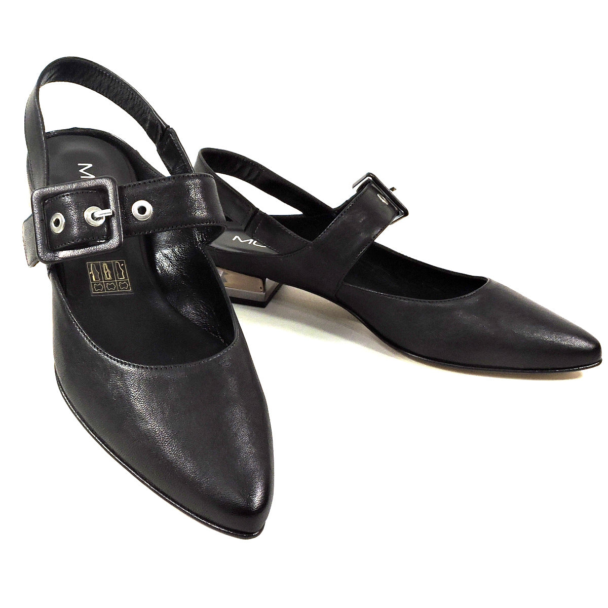 MOT-CLe 🇮🇹 WOMEN'S BLACK SOFT LEATHER COMFORT SUMMER SANDALS BOUTIQUE